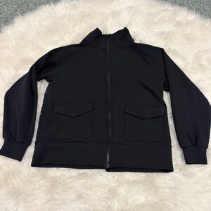Mondetta black zip up‎ sweater size M